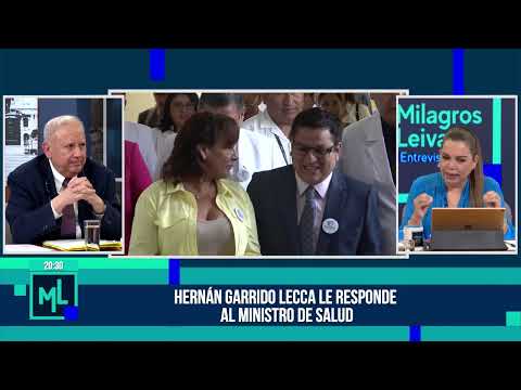 Milagros Leiva Entrevista - Hernán Garrido Lecca Responde al Ministro de Salud (Parte 2/3)