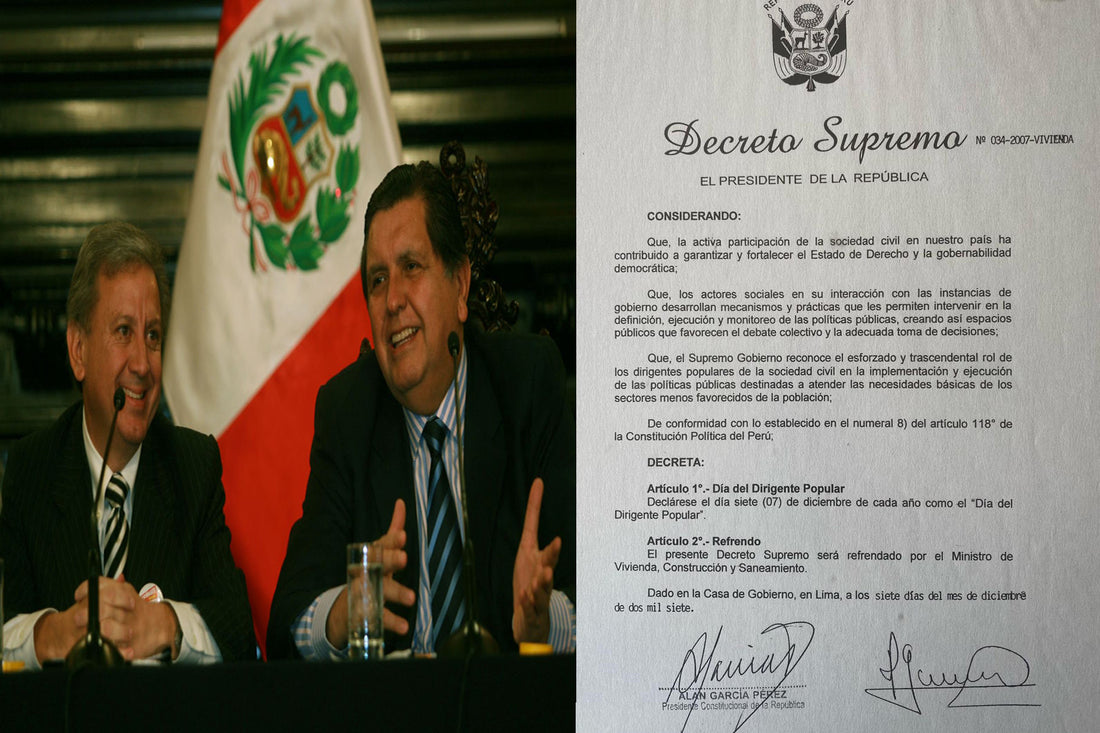7 de Diciembre - Decreto Supremo: ¡Feliz Día del Dirigente Popular!