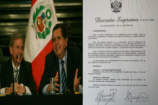 7 de Diciembre - Decreto Supremo: ¡Feliz Día del Dirigente Popular!